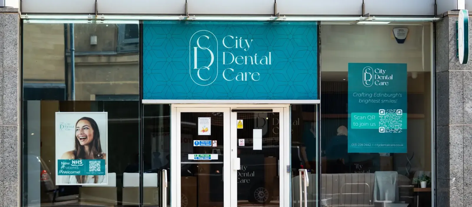 City Dental Care storefront, Edinburgh